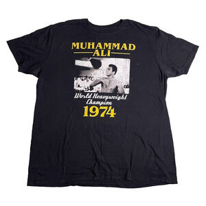 American Classics Muhammad Ali World Heavyweight Champ 1974 Graphic T Shirt XL